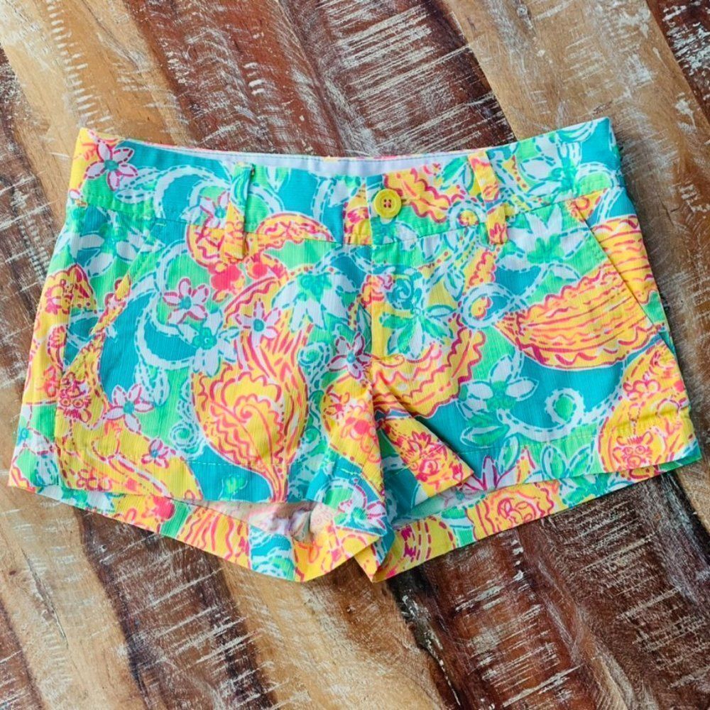 Lilly Pulitzer walsh shorts Pop goes the Lemur